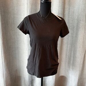 Madewell Women's Black Crewneck Short Sleeve Tee